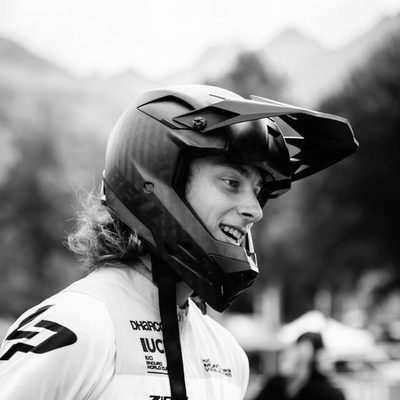 Lisandru Bertini professional downhill mountain bike rider