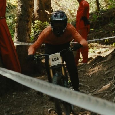 Tobias Debin professional downhill mountain bike rider