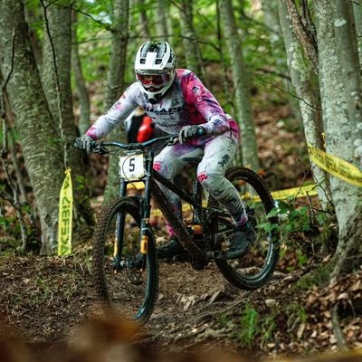 Jan Laner professional downhill mountain bike rider
